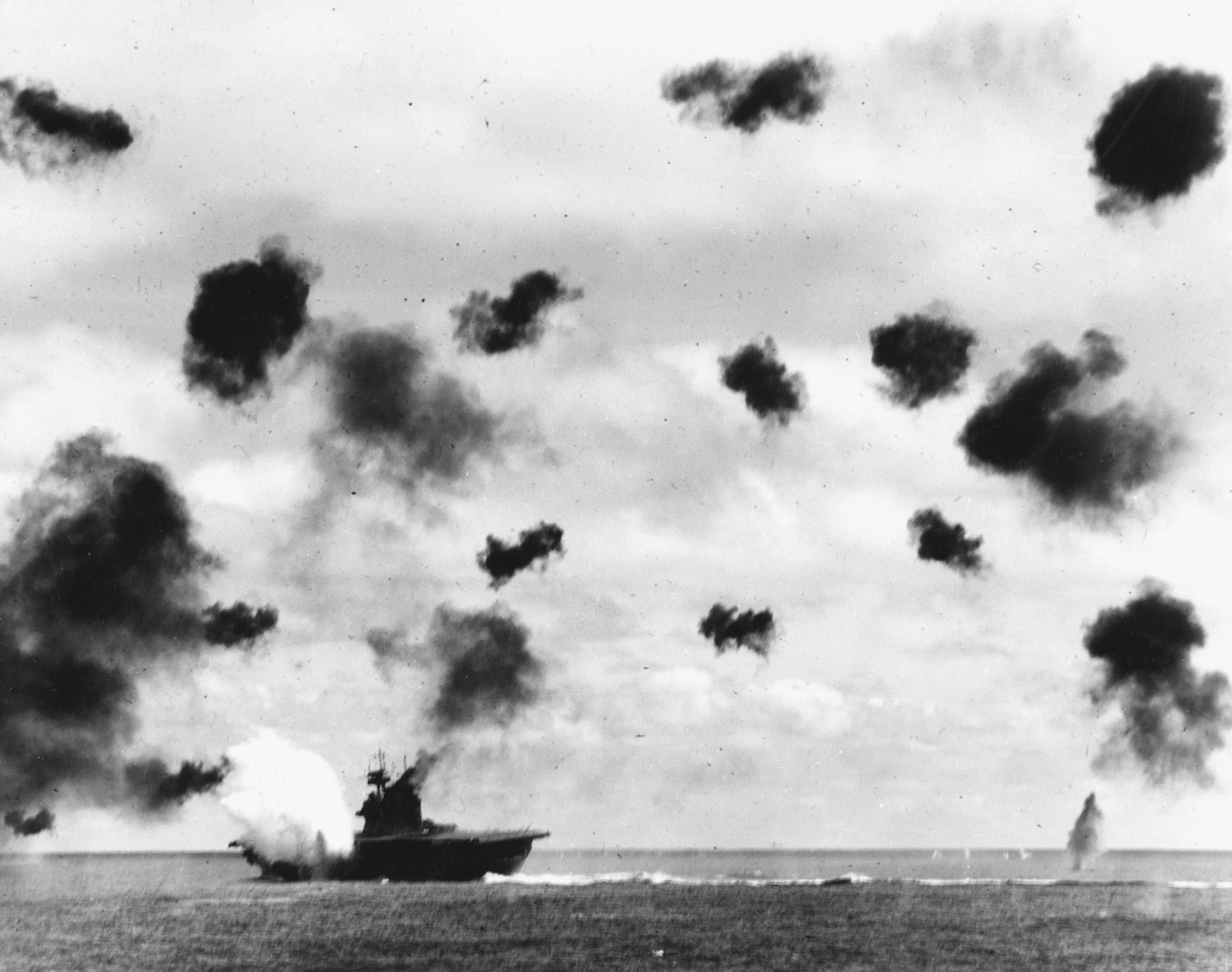 Battle of Midway, 1942 — historical photograph
