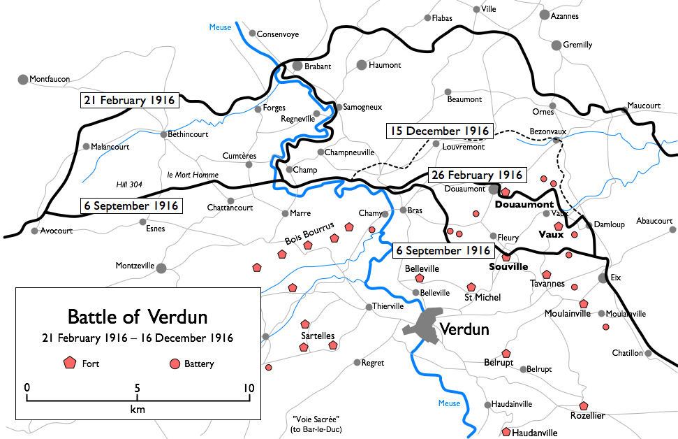 Battle of Verdun, 1916 — historical photograph
